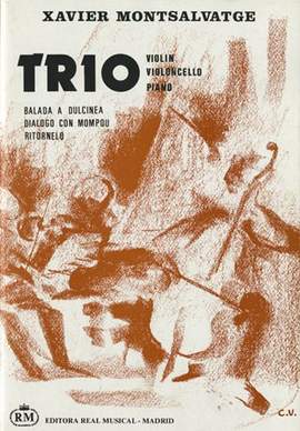 Xavier Montsalvatage: Trío, para Violín, Violoncello, Piano