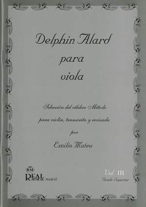 Delphin Alard para Viola, Vol.3 - Grado Superior