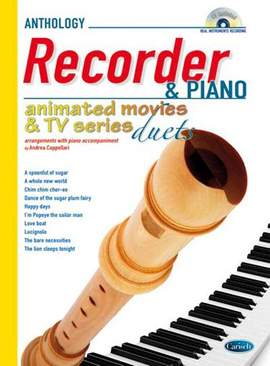 Andrea Cappellari: Animated Movies and TV Duets for Recorder & Piano