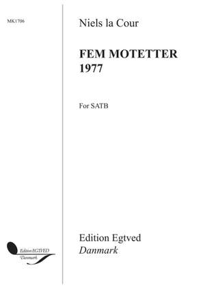 Niels La-Cour: Cour Fem Motetter 1977