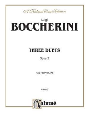 Luigi Boccherini: Three Duets, Op. 5