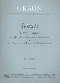 Graun: Sonata in G for Flute, Violin & Continuo