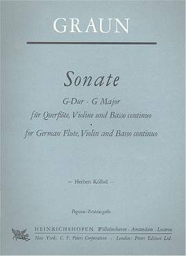 Graun: Sonata in G for Flute, Violin & Continuo