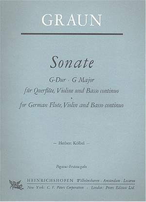 Graun: Sonata in G for Flute, Violin & Continuo