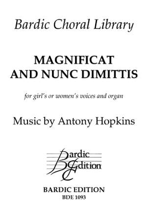 Hopkins, A: Magnificat and Nunc Dimittis