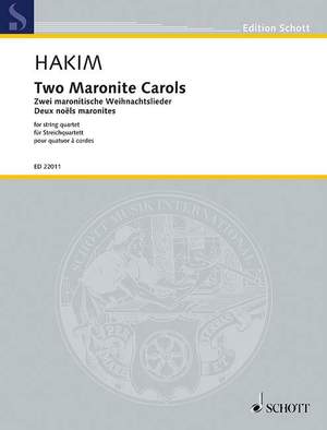Hakim, N: Two Maronite Carols