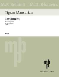 Mansurian, T: Testament