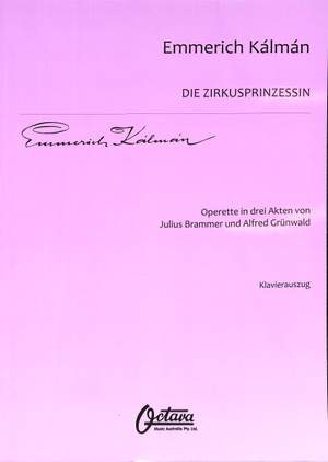 Zirkusprinzessin, Die (vocal score)