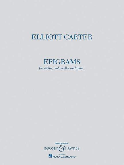 Carter, E: Epigrams