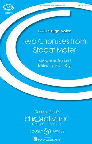 Scarlatti, A: Two Choruses from Stabat Mater