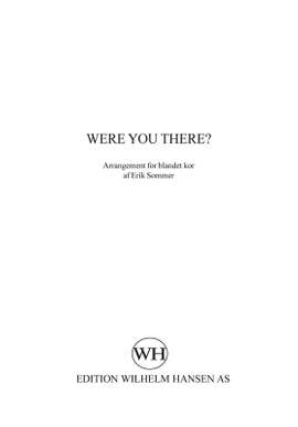 Erik Sommer: Were You There