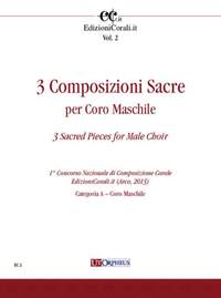 3 Sacred Pieces for Male Choir