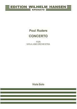 Poul Ruders: Concerto For Viola And Orchestra