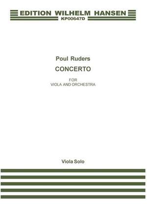 Poul Ruders: Concerto For Viola And Orchestra