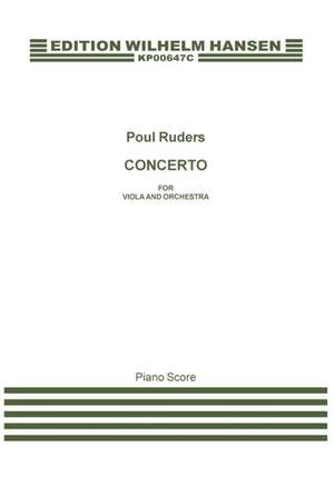 Poul Ruders: Concerto For Viola And Orchestra
