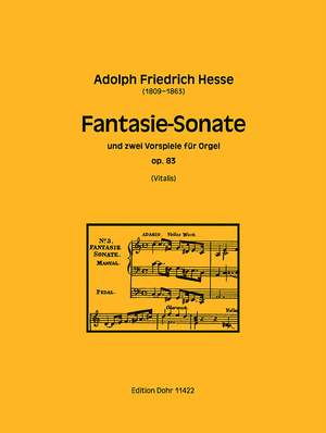 Hesse, A F: Fantasie-Sonate op.83