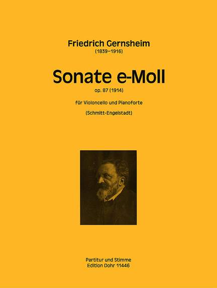 Gernsheim, F: Sonata E minor