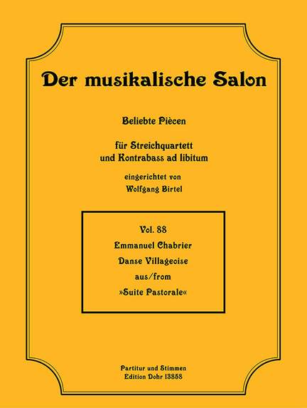 Chabrier, E: Danse Villageoise