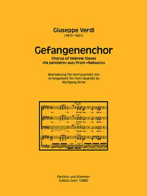 Verdi, G F F: Gefangenenchor