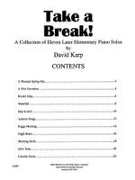 David Karp: Take a Break! Product Image
