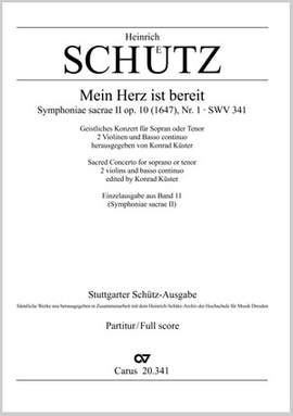 Schütz: Mein Herz ist bereit SWV 341