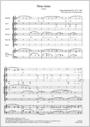 Rachmaninow: Deus meus