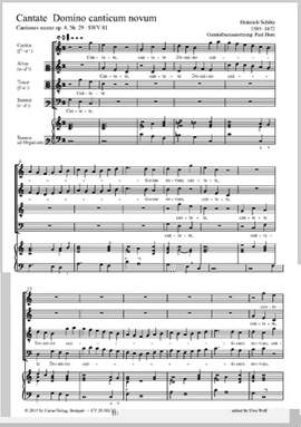 Schütz: Cantate domino canticum novum SWV 81 (op. 4, 29)