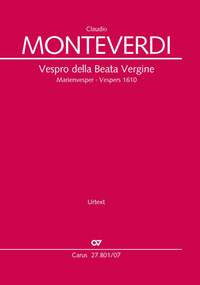 Monteverdi: Vespro della Beata Vergine 1610