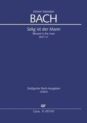 Bach, JS: Selig ist der Mann BWV 57