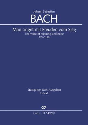 Bach, JS: Man singet mit Freuden vom Sieg BWV 149