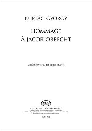 Kurtág: Hommage a Jacob Obrecht