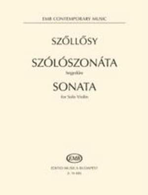 Szőllősy: Sonata (solo violin)