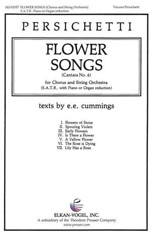 Persichetti, V: Flower Songs