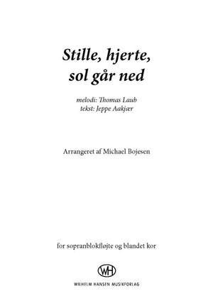 Thomas Laub_Jeppe Aakjær: Stille, Hjerte, Sol Går Ned