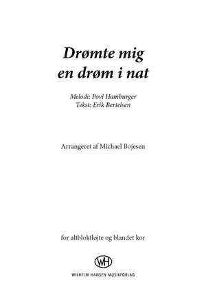Povl Hamburger_Erik Bertelsen: Drømte Mig En Drøm I Nat