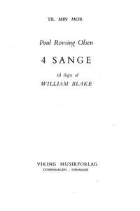 Poul Rovsing Olsen: 4 Songs Op.7