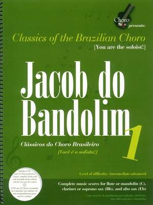 Classics Of The Brazilian Choro: Jacob Do Bandolim 1 (Book/CD)