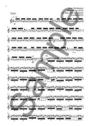 Abrahamsen: Flowersongs (2012 Version)