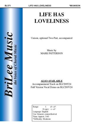 Mark Patterson: Life Has Loveliness