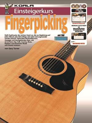 Gary Turner: Einsteigerkurs Fingerpicking Gitarre