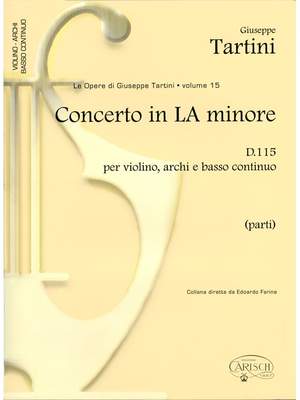 Giuseppe Tartini: Tartini Volume 15: Concerto in A Minor D115