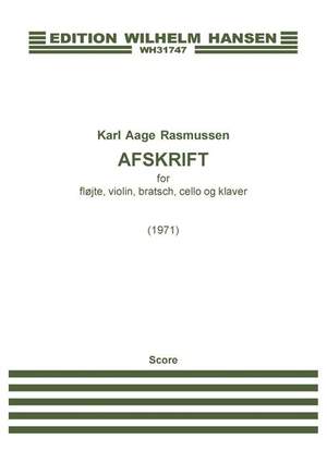 Karl Aage Rasmussen: Afskrift
