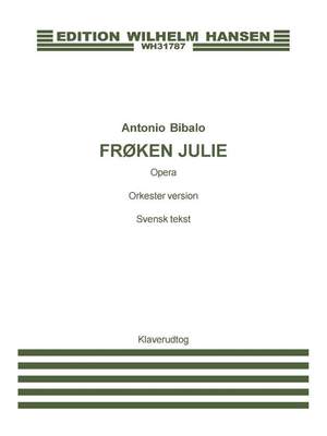 Antonio Bibalo: Frøken Julie