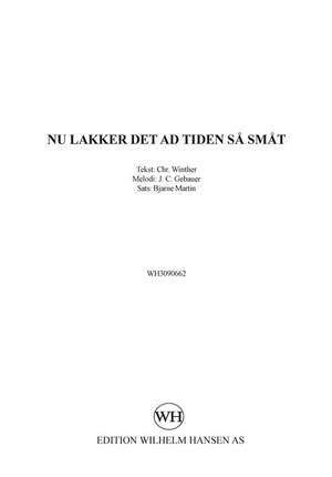 J.C. Gabauer_C. Winther: Nu Lakker Det Ad Tiden Så Småt