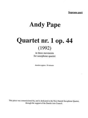 Andy Pape: Quartet No.1 Op.44