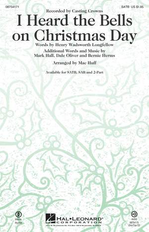 Casting Crowns: I Heard the Bells On Christmas Day SATB