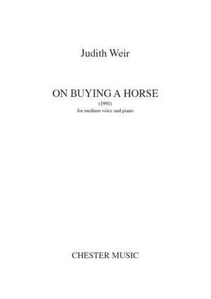 Judith Weir: On Buying A Horse