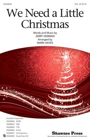 Jerry Herman: We Need a Little Christmas SSA