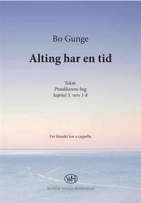 Bo Gunge: Alting Har En Tid