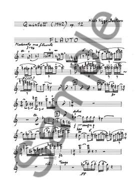 Niels Viggo Bentzon: Quintett Op.12